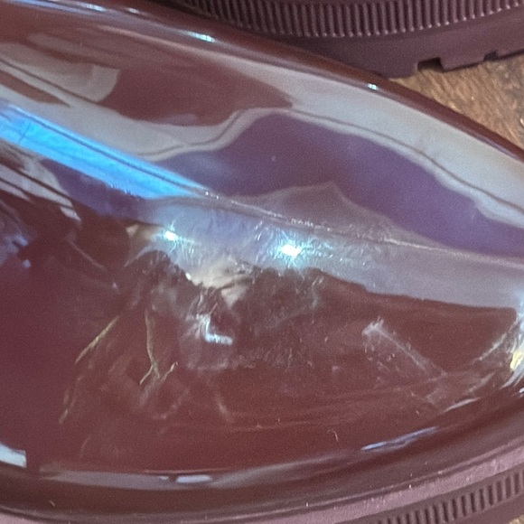 Forever Women’s Maroon Rain Boots Size 9 - Picture 3 of 6